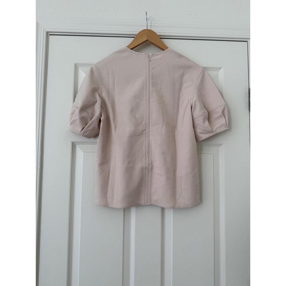Club Monaco Pink Puff Sleeve Blouse small - Picture 2 of 4